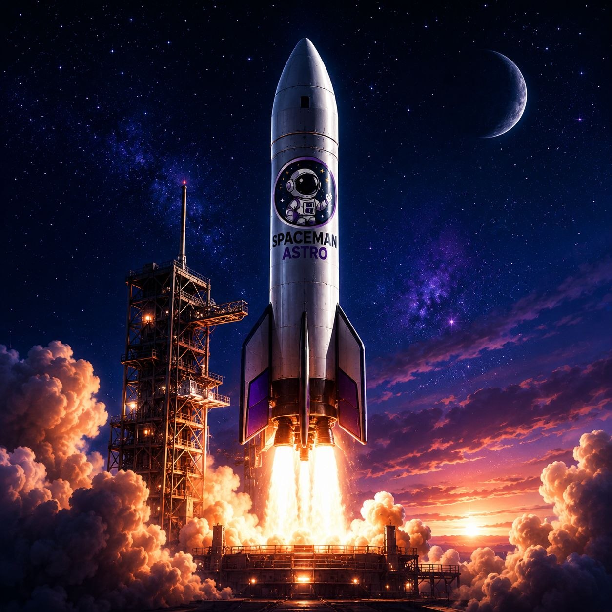 $ASTRO Spaceman Astro Logo